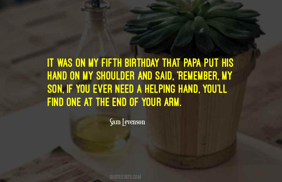 Fifth Birthday Quotes #1668676