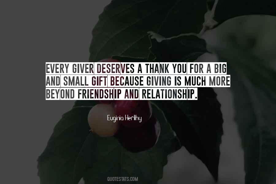 Small Relationship Quotes #1568550