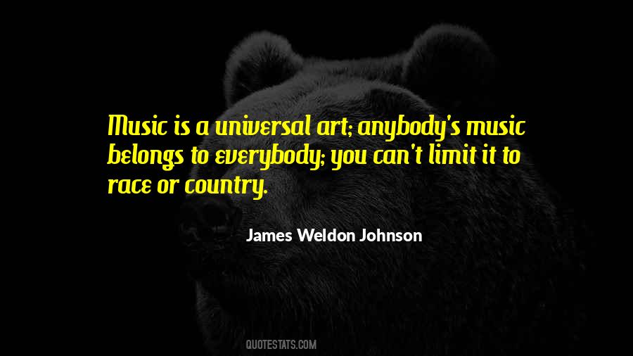 Art Is Universal Quotes #348066