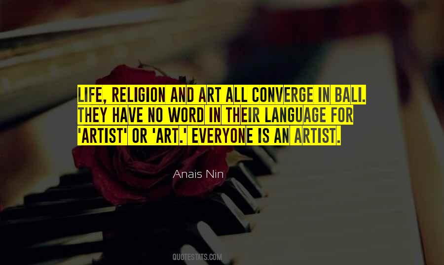 Art And Religion Quotes #1395081