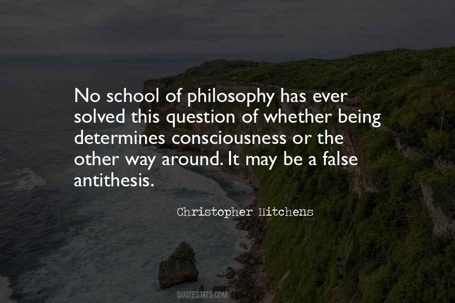 Consciousness Philosophy Quotes #1048656