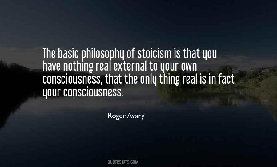 Consciousness Philosophy Quotes #1074762