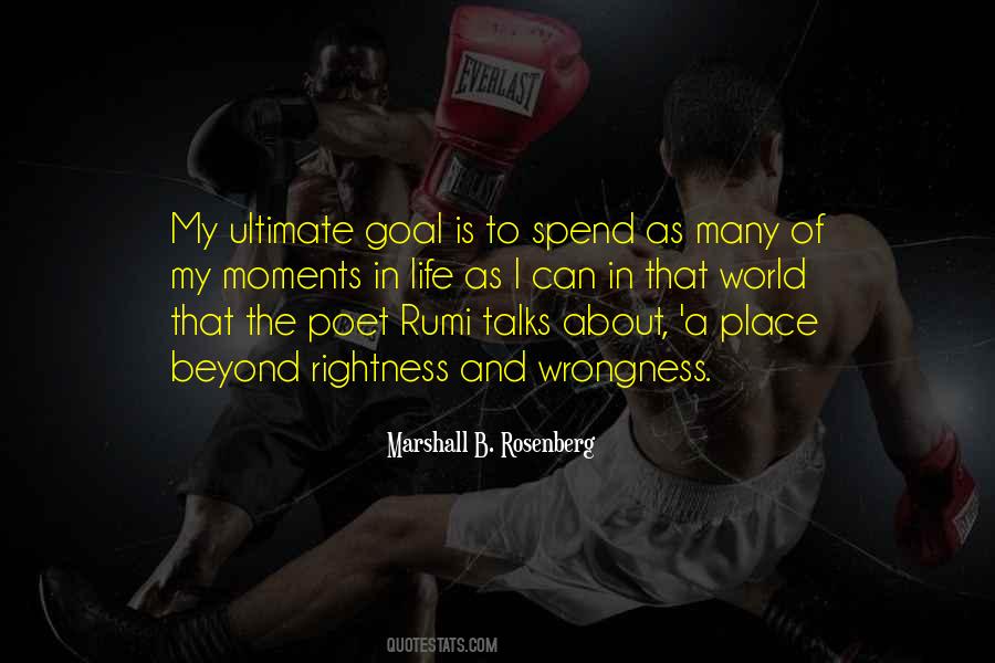 Ultimate Goal In Life Quotes #1508051