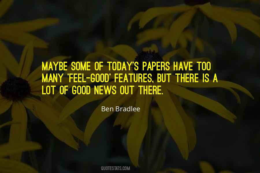 Good News Today Quotes #696845