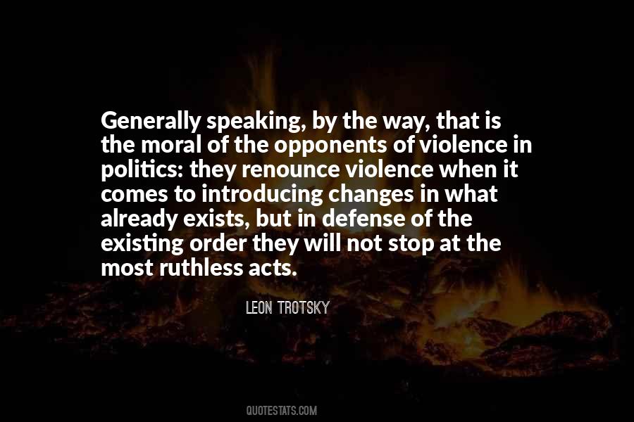 Politics Of Violence Quotes #555492