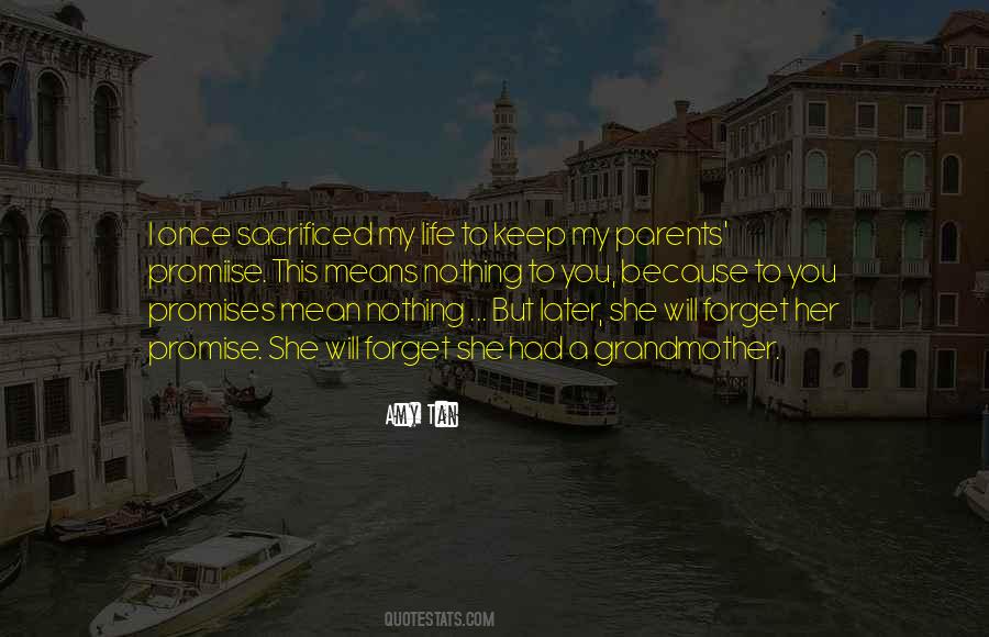 Promise Means Nothing Quotes #10664