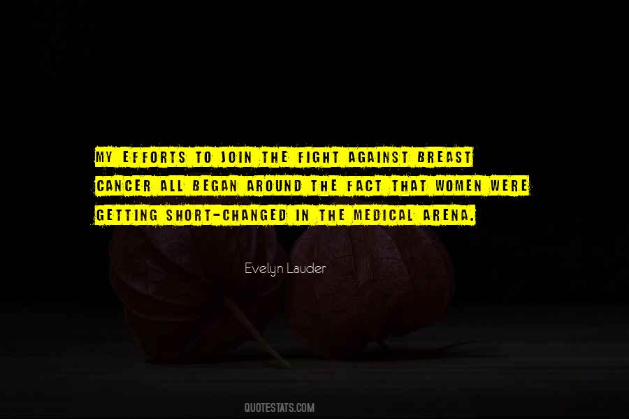 Fight Against Breast Cancer Quotes #59582