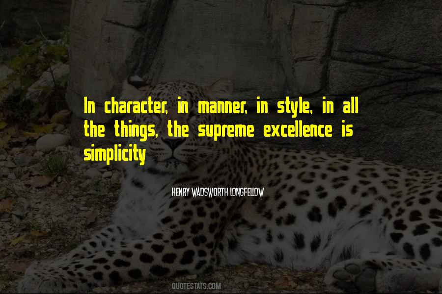 Simplicity Style Quotes #1009586