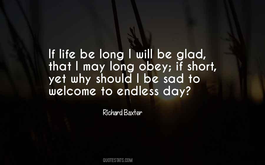 Why Should I Be Sad Quotes #141487