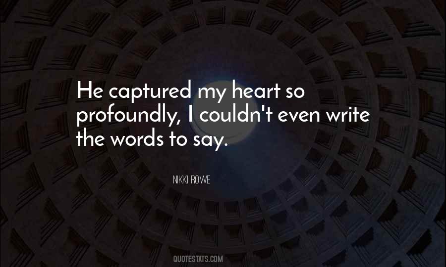 Heart Words Quotes #192101