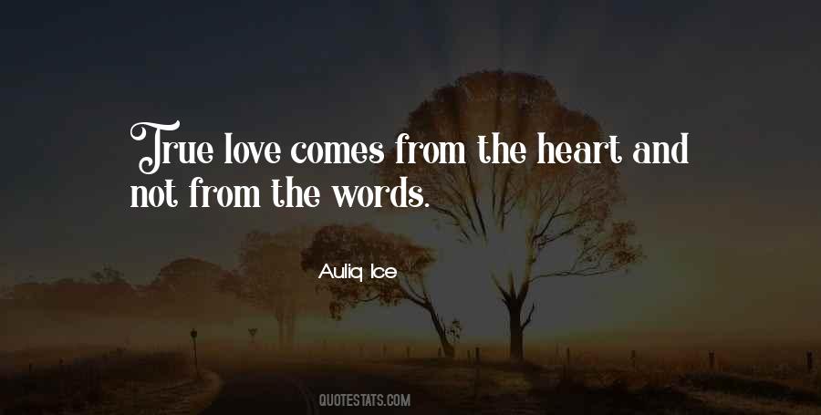 Heart Words Quotes #79593