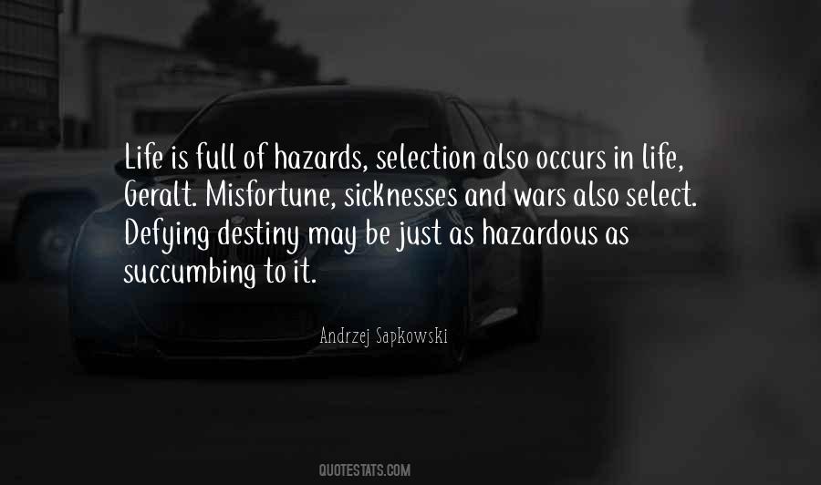 Quotes About Hazardous #1632778