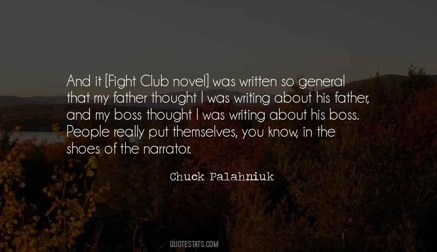 Fight Club Novel Quotes #1157092
