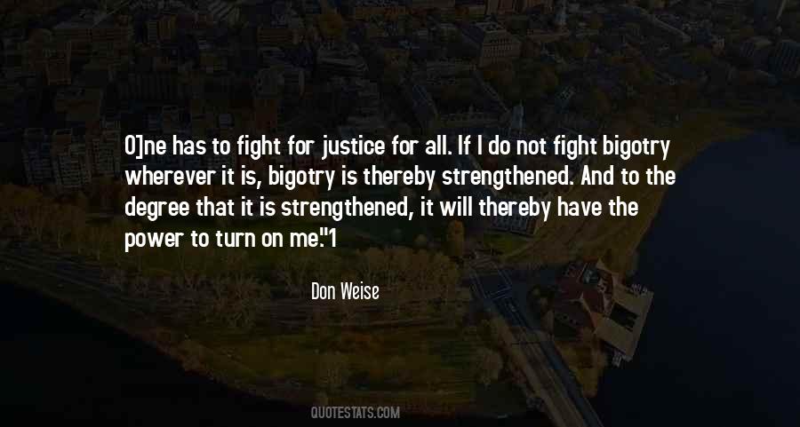 Fight For Justice Quotes #441725