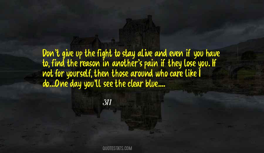 Fight For No Reason Quotes #488093