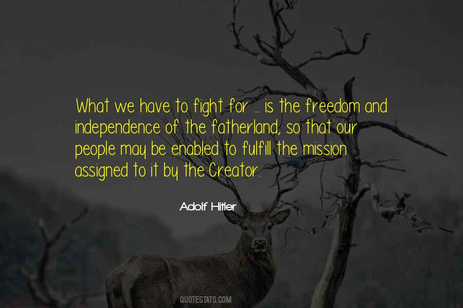 Fight For Quotes #1856761