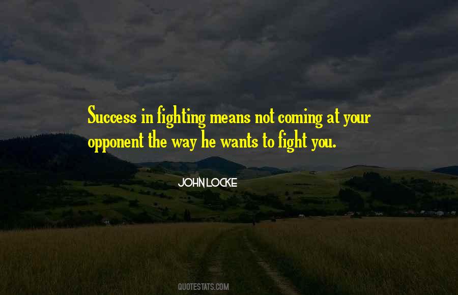 Fight For Success Quotes #1736263