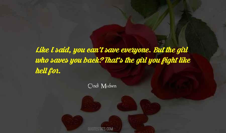 Fight For The Girl Quotes #1768572