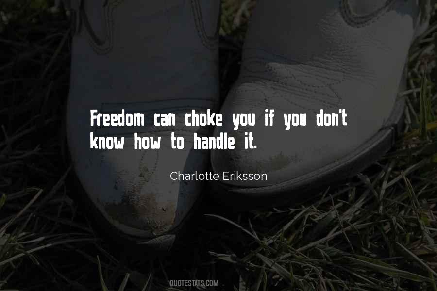 How To Handle Life Quotes #1645078