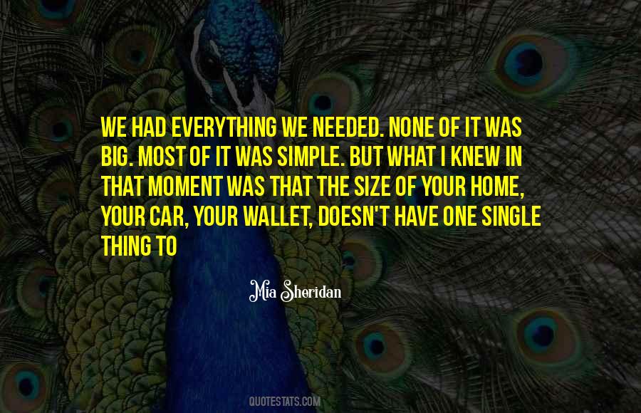 One Simple Thing Quotes #1026011