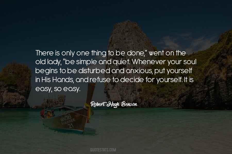 One Simple Thing Quotes #1346850