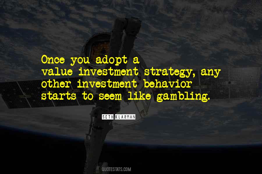 Investment Strategy Quotes #1475497