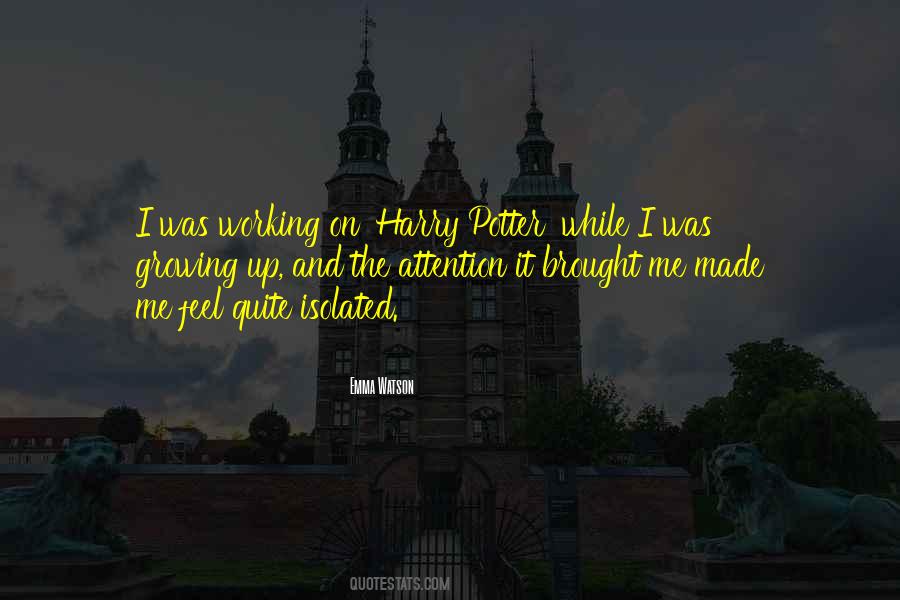 Harry Potter Growing Up Quotes #1155176