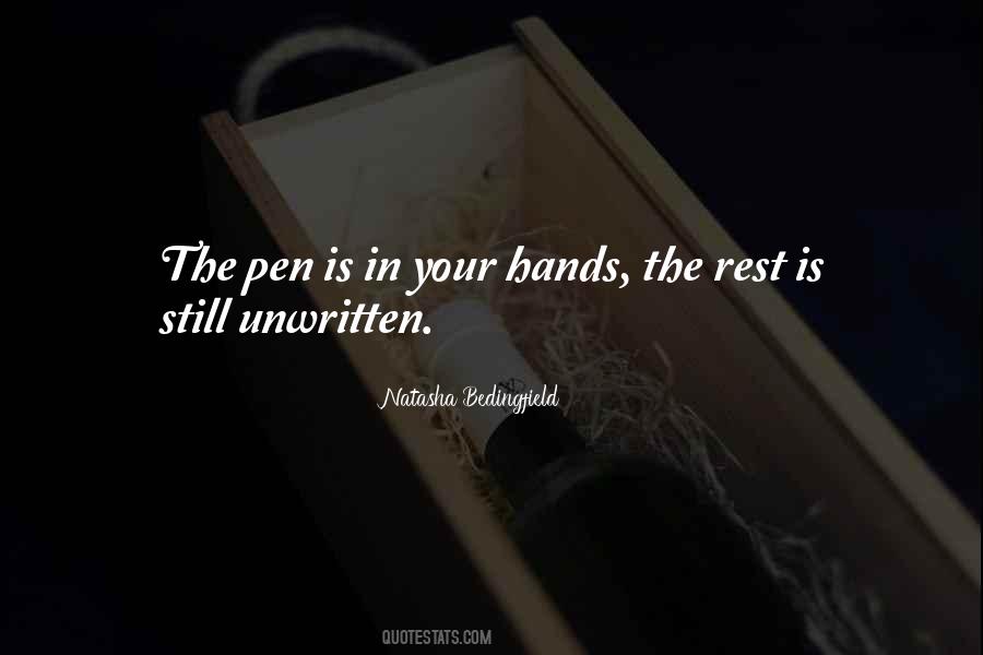 Your Pen Quotes #1034618