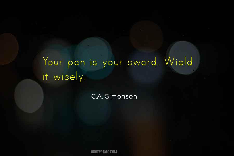 Your Pen Quotes #391243