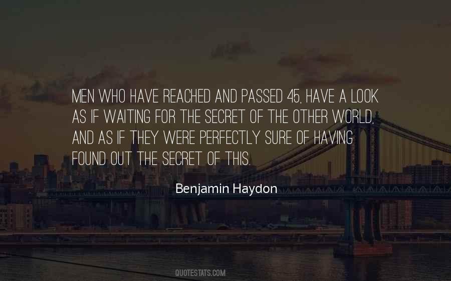 Quotes About Haydon #306551