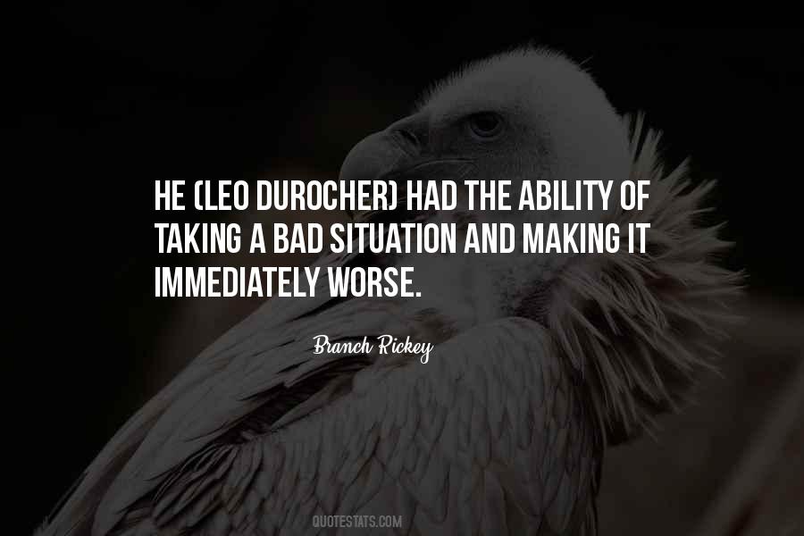 Bad Leo Quotes #10383