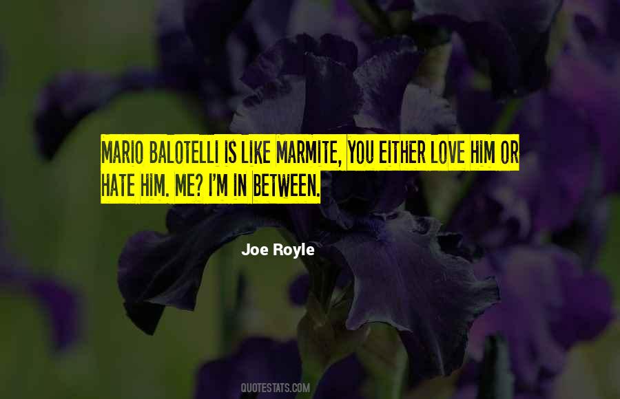 You Hate Me Or Love Me Quotes #584200