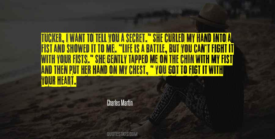 Fight My Battle Quotes #97424