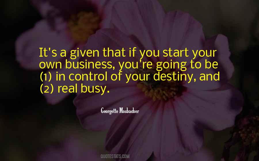 Control Your Own Destiny Quotes #1616803