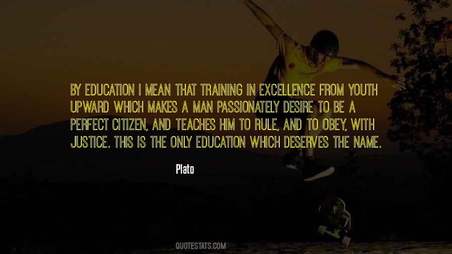 Training Excellence Quotes #154478