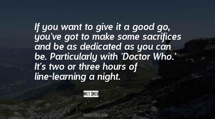 Want To Be A Doctor Quotes #1007617