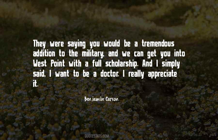 Want To Be A Doctor Quotes #1512513