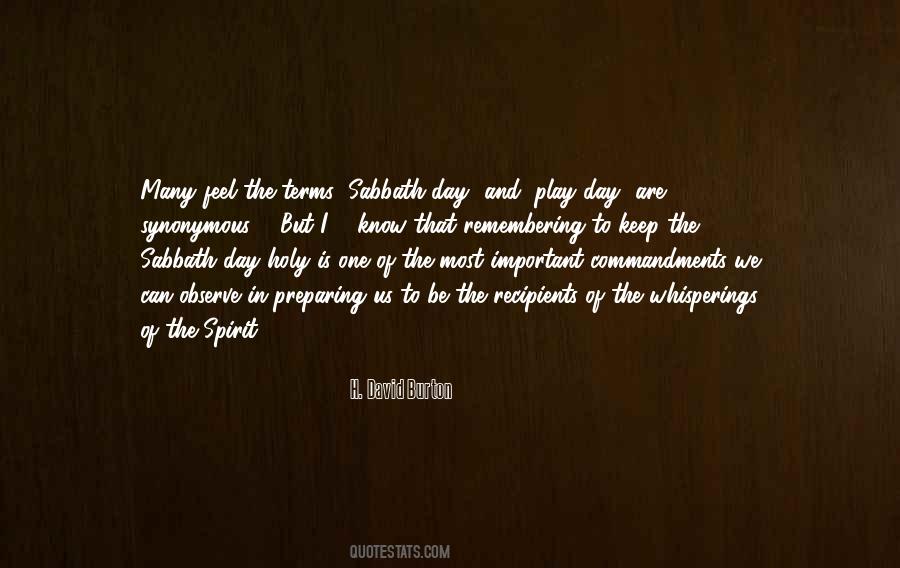Sabbath Welcome Quotes #853403