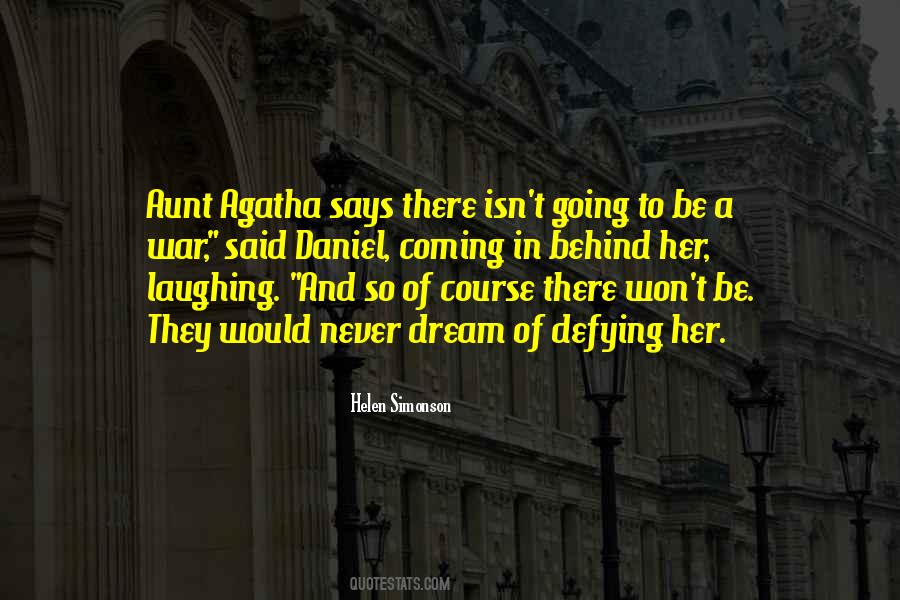 Dream War Quotes #470991
