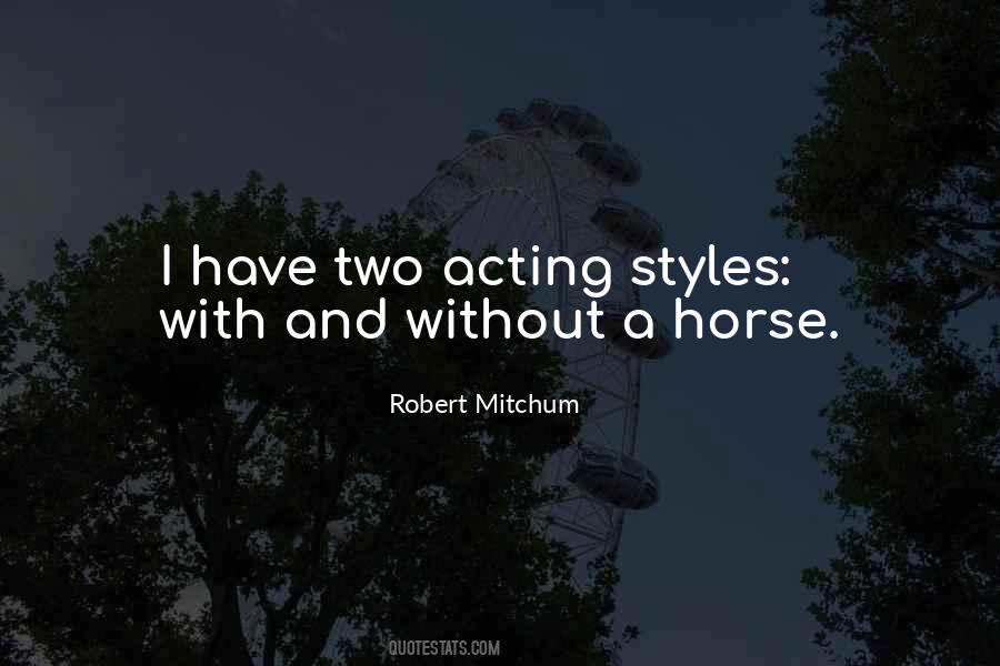 Two Horse Quotes #1447082