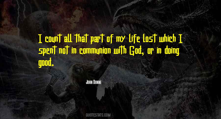 Lost Of Life Quotes #345820