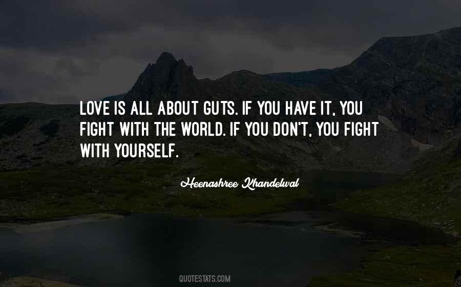 Fight With Love Quotes #735824