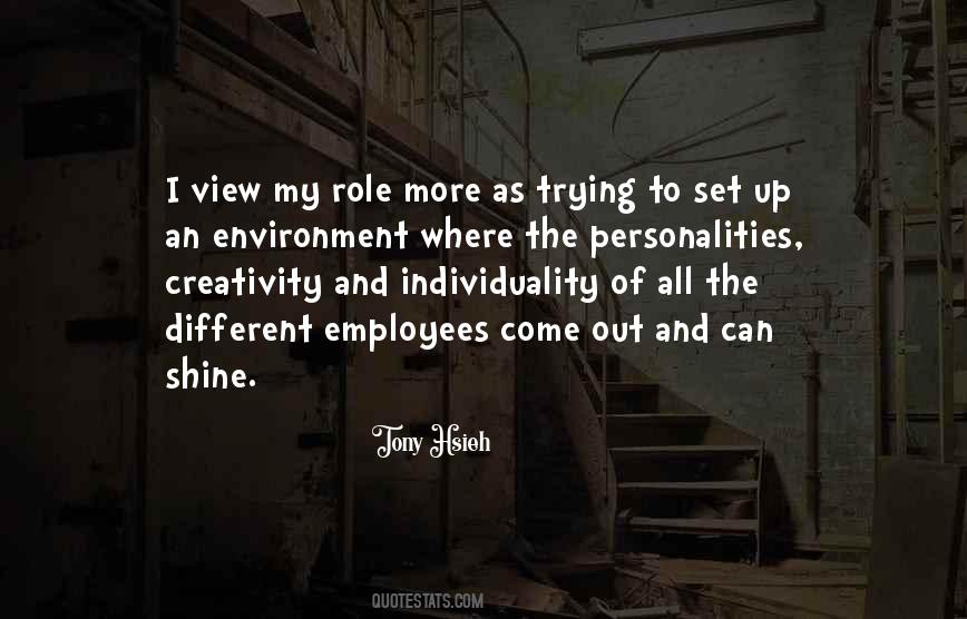 Creativity And Individuality Quotes #1279638