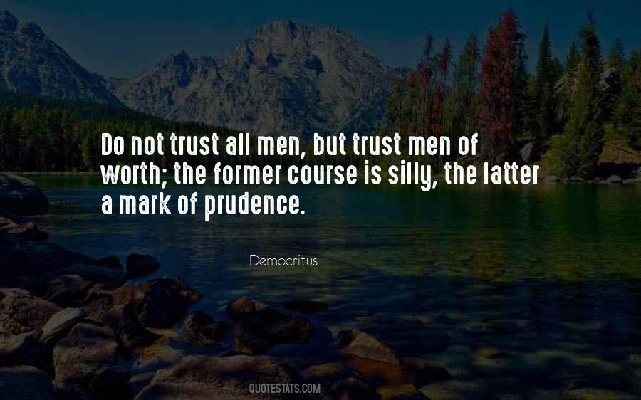 Not Trust Quotes #1460147