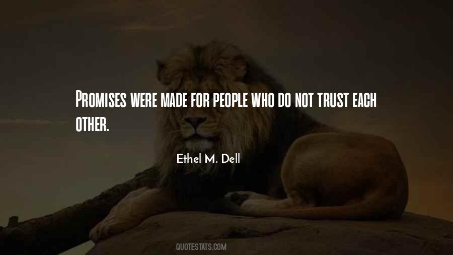 Not Trust Quotes #1694543