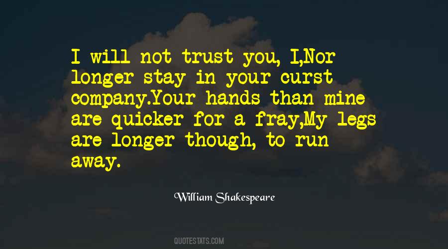 Not Trust Quotes #1859916