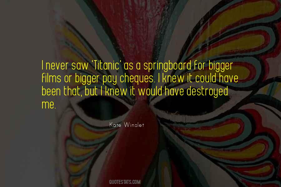 Kate Winslet Titanic Quotes #1107292