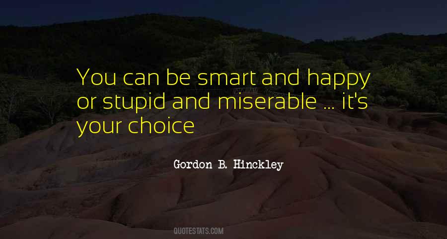 Smart Choice Quotes #173041