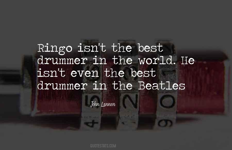 Best Drummer Quotes #1123270