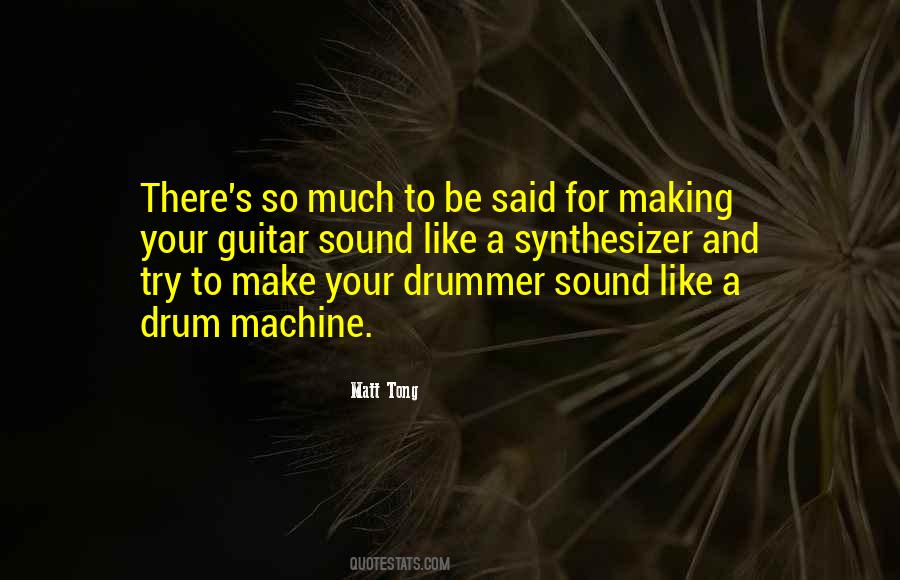 Best Drummer Quotes #593285